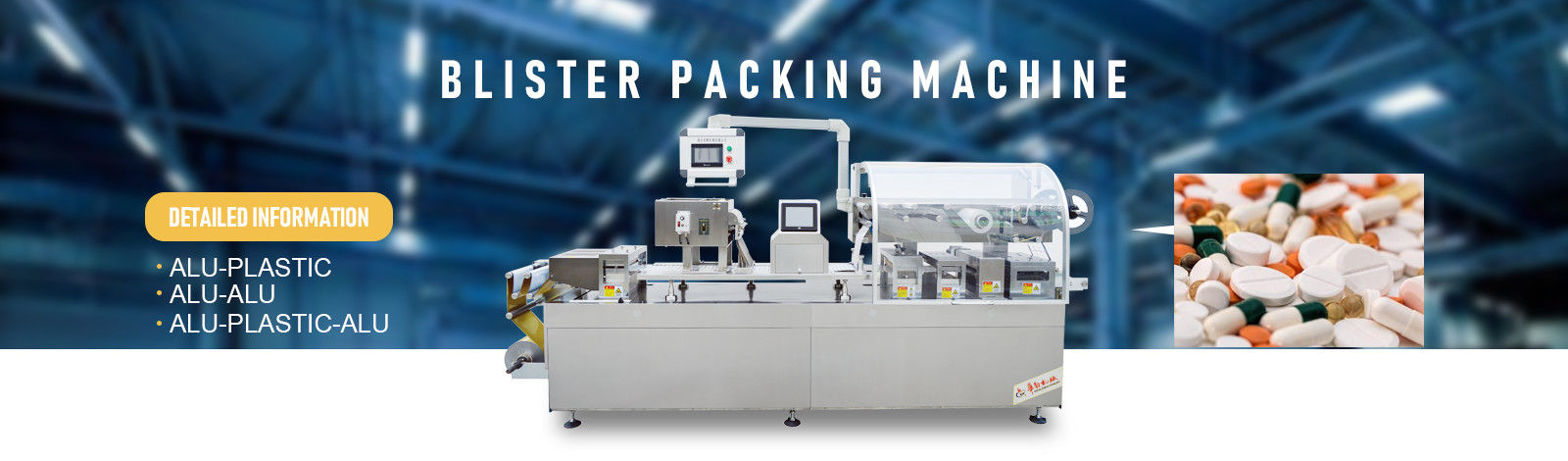 máquina de embalaje automática de blíster